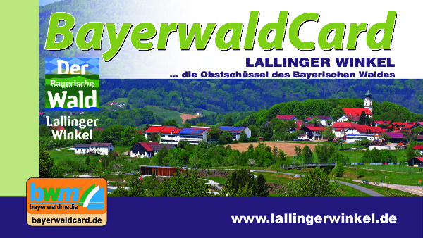 Gästekarte BayerwaldCard Lallinger Winkel