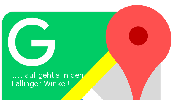 Google-Maps Anreise in den Lallinger Winkel